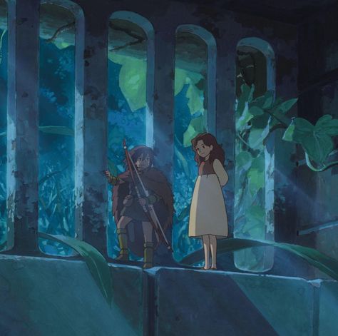 Art Graf, The Secret World Of Arrietty, Secret World Of Arrietty, Studio Ghibli Background, Chihiro Y Haku, Studio Ghibli Characters, Japanese Animated Movies, Ghibli Artwork, The Secret World