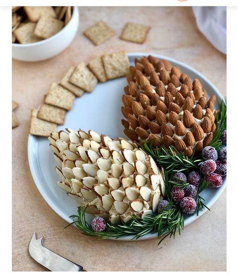 Cheese Ball Christmas, Buffet Sale, Autumn Charcuterie Board, Pine Cone Cheese Ball, Holiday Snack Ideas, Autumn Charcuterie, Shaped Cheese Ball, Christmas Party Food Appetizers, Christmas Cheese Ball