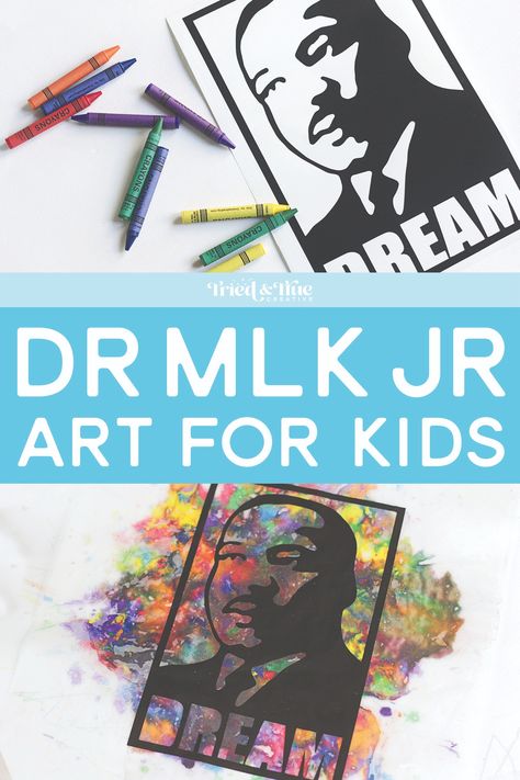 Celebrate the day by making this Martin Luther King Jr. Kids Art! Perfect project to make with children of all ages! Mlk Day Art For Kids, Martin Luther King Art Projects For Kids, Mlk Art Projects For Kids, Martin Luther King Jr Art For Toddlers, Mlk Jr Art Projects For Kids, Martin Luther King Jr Crafts For Kids Free Printable, Martin Luther King Art, Martin Luther King Jr Crafts, February Themes