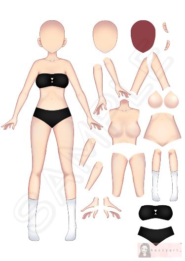 Vtuber model base for original characters.  Download and use this base to create your own unique vtuber model. #vtuber #vtubermodel #vtuberbase . #Vtuber_Model_Base #Small_Business_Ideas_Products #Vtuber_Model #Chinese_Picture Vtuber Model Base, Small Business Ideas Products, Model Vtuber, Vtuber Design, Flowers And Animals, Vtuber Model, V Model, Body Base, Surreal Artwork