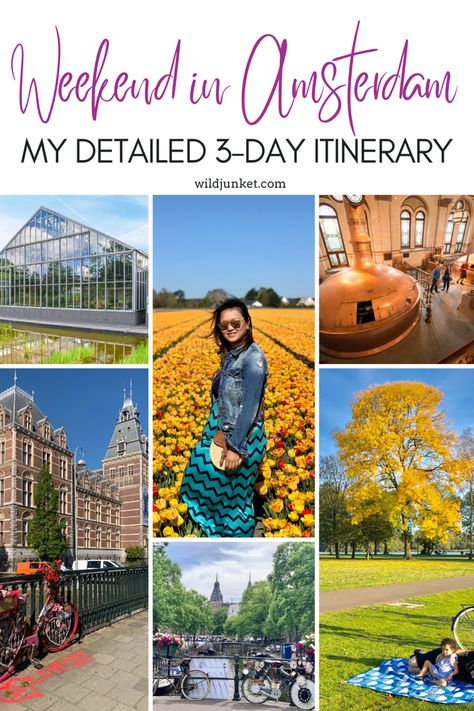 Weekend in Amsterdam: The Perfect 3-Day Itinerary from an Expat – Wild Junket Adventure Travel Blog Amsterdam With Kids, 3 Days In Amsterdam, Amsterdam Weekend, Day In Amsterdam, Amsterdam Itinerary, Day Trips From Amsterdam, Anne Frank House, Living In Amsterdam, Netherlands Travel