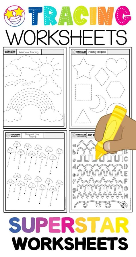 Morning Work Preschool Printable Worksheets, Prewriting Skills Worksheets, Kindergarten Handwriting Practice Free, Free Prewriting Printables, Shape Tracing Printables Free, Name Tracing Worksheets Printables Free, Preschool Tracing Worksheets Free, Line Tracing Worksheets Free Printables, Number Tracing Printables Free