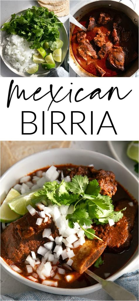 Mexican Birria Recipe, Mexican Birria, Beef Birria Recipe, Mexican Beef Stew, Tacos Menu, Birria Recipe, Beef Birria, Mexican Stew, Barbacoa Recipe