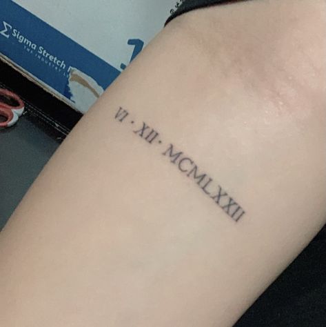 Roman Tattoo, Roman Numeral Tattoos, Tattoo Quotes, Hair Makeup, Tattoos, Nails, Makeup