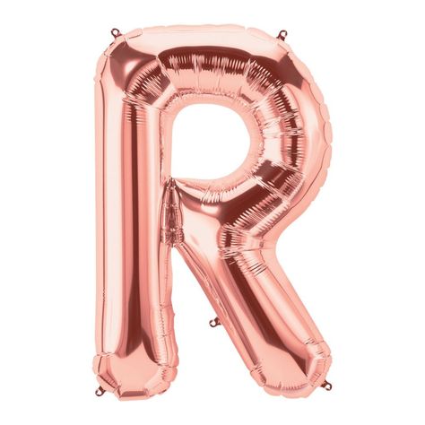 Rose Gold Letter Balloons, Gold Letter Balloons, Watercolor Architecture, Balloon Party, Easy Doodles Drawings, Gold Letter, Pink Balloons, Number Balloons, Letter Balloons