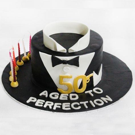 50th years birthday cake 💞 #celejor #celejorcakes #celejorcakeshop #customised #birthdaycakes #agedtoperfection #agedtoperfectioncake #50thbirthdaycake #fondantcake #bondcake #jamesbondcake #jamesbond #bowtiecake #50thbirthday #cakeforboys #designercakes #themedcakes #customcake #cakeart #cakes #cakelove #cakeinspiration #mumbaicakes #mumbaifoodie #photooftheday #dessert #love #mumbai 50 Years Birthday Cake Men, 50 Birthday Cake For Men, 50 Th Birthday Cake, 50 Years Birthday Cake, 50th Birthday Cakes For Men, Birthday Cake For Men, Guys Birthday, Cake For Men, Birthday Sunglasses