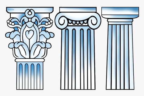 Drawing Of Greece, Greek Columns Drawing, Greek Mythology Lessons, Greece Drawing, Ancient Greece Mythology, Ancient Greece History, Greek Drawing, Ancient Greece Art, Ancient Greek Pottery