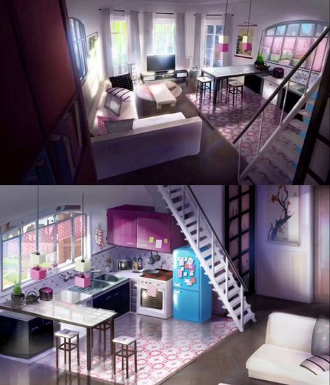 Marinette Room Real Life, Marinette House, Marinette Room, Mansion Floor Plan, Miraculous Ladybug Fanfiction, House Inside, Miraculous Ladybug Funny, Miraculous Ladybug Anime, House Room