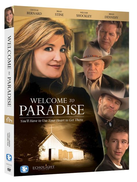 WELCOME TO PARADISE Crystal Bernard, Faith Movies, Faith Based Movies, Brad Williams, Brian Dennehy, Welcome Drinks, Christian Movie, Welcome To Paradise, Family Films