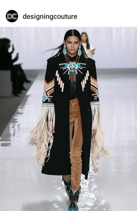 Modern Native American Fashion, Native American Outfits, Southwestern Clothing, Tomboy Femme, Hat Outfits, Jingle Dress, Native American Clothing, Indigenous Women, Wind In My Hair