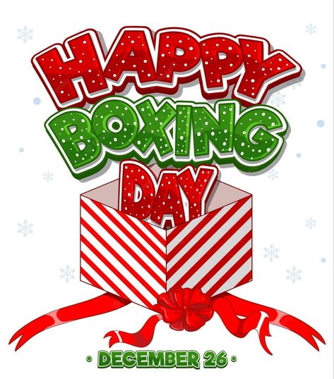 Happy Boxing Day, National Days, Boxing Day, Holiday Greetings, Happy Day, Banner Design, Boxing, Vector Art, Graphic Resources