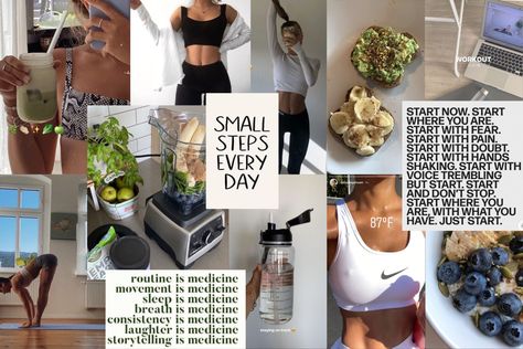 Workout Collage Wallpaper, Gym Aesthetic Desktop Wallpaper, Motivation Screen Wallpaper, Fitness Aesthetic Wallpaper Desktop, Gym Laptop Wallpaper, Gym Desktop Wallpaper, Gym Motivation Aesthetic Wallpaper, Healthy Visionboard, Manifestations Wallpapers