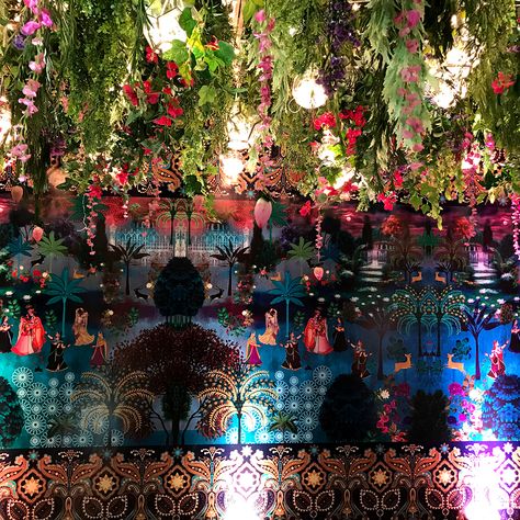 Lush Vrindavan inspired decor for a Janoi ceremony. #SamaniDecorators #weddingdecoration #weddingdecor #weddings #indianweddings #bigfatindianweddings #decor #decorideas #decoration #weddingdecor #themedecor #theme #eventplanning #eventmanagement #decorplanning #floraldecor #floralideas #floral #entrancedecor #entrance #events #function #banquetdecor #banquet Janoi Ceremony, Wedding Branding, Wedding Function, Entrance Decor, New Theme, Event Management, Wedding Decoration, Floral Decor, Event Planning