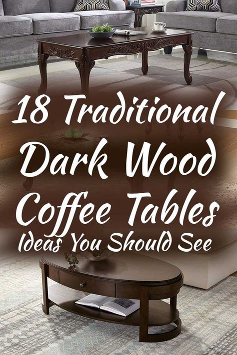 Dark Wood Furniture Living Room, Wood Coffee Table Decor, White Coffee Table Living Room, Cherry Wood Coffee Table, Coffee Tables Ideas, Wood Coffe Table, Wood Coffee Table Living Room, Cherry Coffee Table, Dark Wood Coffee Table