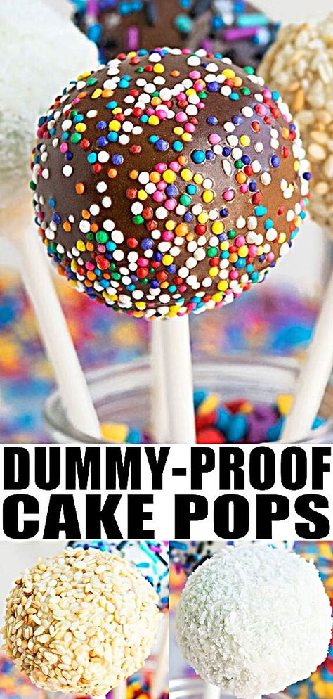 - HOW TO MAKE CAKE POPS- Use this tutorial to make diy quick and easy cake pops recipe and cake balls. Made with simple ingredients with various flavors and decoration ideas. Galaxy pops, red velvet, Oreo, funfetti are great for birthday parties. From CakeWhiz.com #cake #dessert #cakepop #chocolate #sprinkles #birthday #snack #diy #foodlike #FoodStory #foodexplorer #fooddaily #foodjunky #recipeshare #foodinstagram #foodforthought #foodculture #foodholic #food52grams #recipecontest #recipeinspi Cake Pop Receita, Easy Cake Pops, Homemade Cake Pops, Cake Pops Recipe, Oreo Cake Pops, Cake Pop Recipe Easy, Make Cake Pops, Strawberry Cake Pops, Chocolate Covered Strawberry Cake