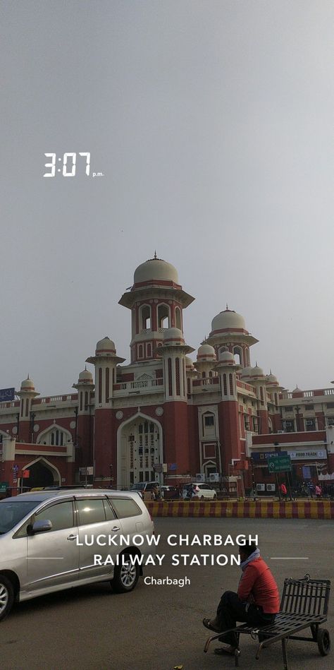 Lucknow Station Snap, Lucknow Airport Snap, Lucknow Station, Lucknow Railway Station, Station Snap, Lucknow Aesthetic, Lucknow City, Top Lehenga, Weird Quotes