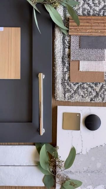 🖤 Iron Ore, Rich Oak, Polished Nickel, Buttery Leather, Deep Suede…Enough said! Seattle Interior Design, 1 Million Views, Moody Interiors, Million Dollar Homes, Most Viewed, Iron Ore, Flatlay Styling, Basement Bar, 1 Million