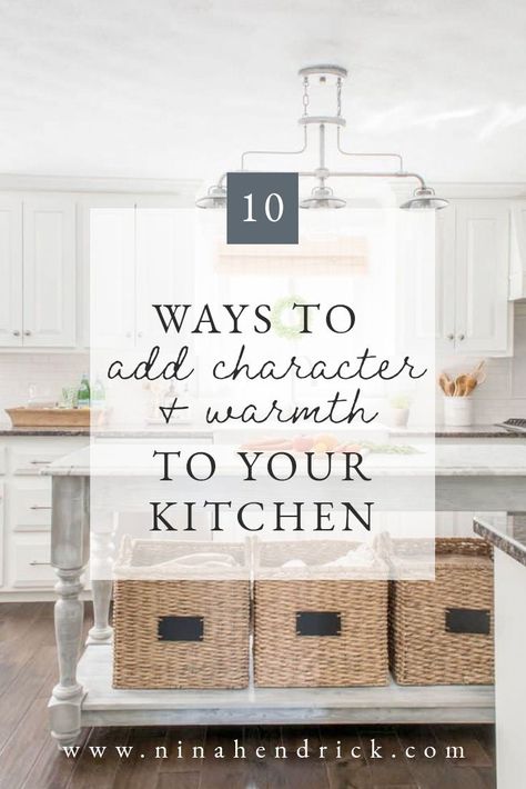 10 Ways to Add Character to a White Kitchen | Over the past three years, we’ve been slowly and surely finding ways to add character to our blank-slate white painted kitchen. Read on to see my tips and tricks for warming up this space! #Character #Warmth #HomeDecor Kitchen White Decor, All White Kitchen Decorating Ideas, White Kitchen Decoration Ideas, Decor For A White Kitchen, Kitchen Surface Decor, Styling White Kitchen, How To Add Character To Your Kitchen, Gray And White Kitchen Decorating Ideas, Accessories For White Kitchen