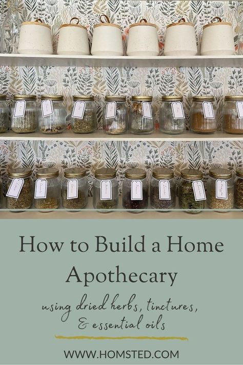 Home Apothecary, Herbal Medicine Recipes, Diy Herbal Remedies, Herbal Remedies Recipes, To Build A Home, Medicinal Herbs Garden, Medical Herbs, Medicine Chest, Magia Das Ervas