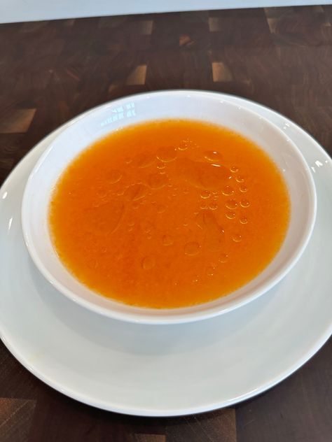 Tomato Broth Soup Style - JulietKitchen.com Broth Soup Recipes Clear, Clear Tomato Soup, Tomato Broth Soup, Tomato Broth Recipe, Bariatric Broth Recipes, Broth Recipes For Liquid Diet, Breakfast Broth, Clear Broth Soup Recipes, Broth Soup Recipes