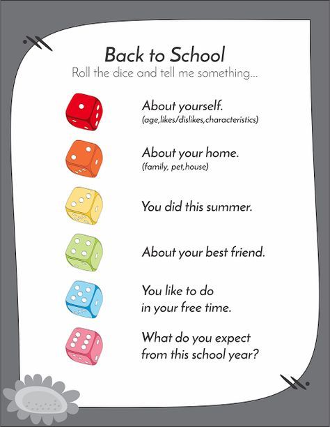 Can be used more than just in the classroom. Also with OT groups. Fun and interactive way of getting to know other kids. Children get to roll the dice for the question they have to answer. Works on social participation, sharing, turn taking-social interaction skills One On One Get To Know You Activities, First Day Games Ice Breakers, Class Ice Breakers First Day, Ice Breaker Games For Kids First Day, Mops Games, Ice Breaker Games For Kids, Ice Breaker Games For Adults, School Icebreakers, Classe Harry Potter