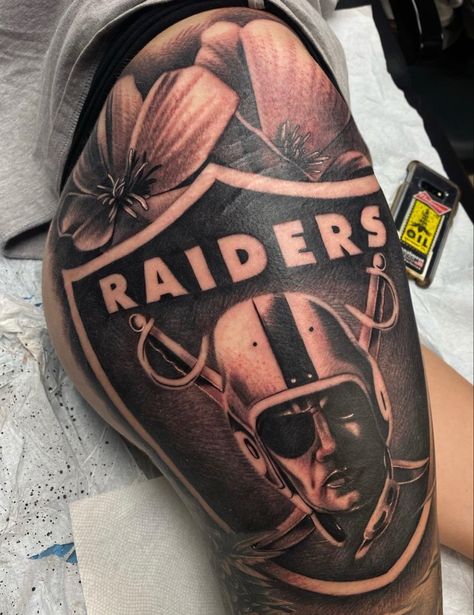 Raiders Tattoo, Raider Tattoos For Women, Raiders Tattoos For Women, Raider Tattoos, Raiders Tattoos Ideas, Raiders Symbol, La Raiders Logo, Raiders Tattoos, Black People Tattoos