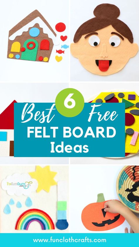 felt board patterns for free with felt faces, gingerbread felt house, felt pizza pattern, pumpkin faces felt board pattern, weather felt board pattern, 6 free printable templates for felt boards Patterns For Preschool, Felt Board Ideas, Felt Board Templates, Felt Patterns Free, Diy Felt Board, Creative Curriculum Preschool, Felt Board Patterns, Fun Learning Activities, Flannel Board Stories