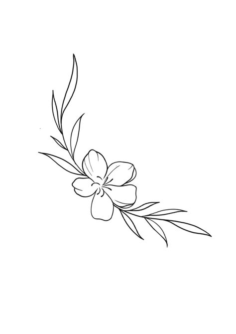 Line Tattoo Design, Simple Lineart, 13th Friday, Bird Silhouette Tattoos, Simple Flower Tattoo, Simple Flower Drawing, Tattoo Floral, Tattoo Practice, Small Tats