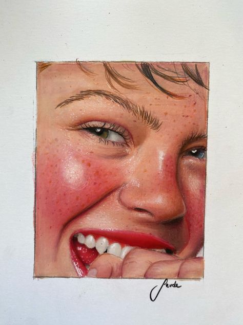 Colourful Self Portraits, Pencil Colour Sketches Portraits, Coloured Drawing Ideas, Sketchbook Colored Pencil, Colour Drawing Ideas, Realistic Colored Pencil Drawings, Pencil Colour Art, Colour Pencil Portrait, Pencil Colour Drawing