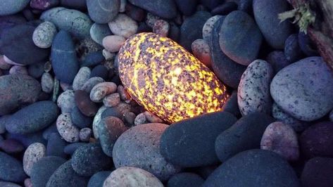 Michigan Man Discovers Strange Glowing Rocks In The Upper Peninsula Glow Rock, Rock Identification, Rock Hunting, Rock Types, Cool Rocks, Sharon Stone, Upper Peninsula, Beautiful Rocks, Rock Collection