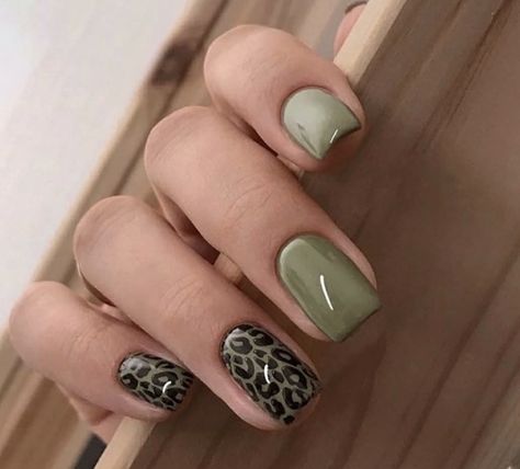 Leopard Nails Designs, Leopard Nail Designs, Cheetah Nail Designs, Cheetah Nails, Leopard Print Nails, Short Square Nails, Leopard Nails, Animal Nails, Animal Print Nails