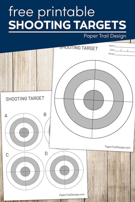 Print one of these shooting targets printables and take it to the shooting range for a fun time Bullseye Target Printable, Target Practice Shooting Ideas, Archery Target Printable, Shooting Sports 4-h Projects, Target Practice Shooting, Diy Meal Planner, Paper Shooting Targets, Christmas Party Planner, Elementary Stem