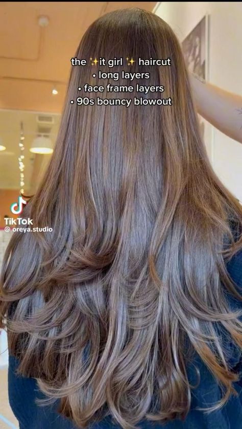 Layered Haircuts Straight Hair, Haircuts For Long Hair Straight, Pretty Hair Cuts, Haircuts For Long Hair With Layers, Haircuts For Medium Length Hair, Brown Hair Looks, A Hairstyle, Hair Inspiration Long, Layered Haircuts For Medium Hair