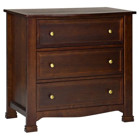 DaVinci Kalani Wood Traditional 3-drawer Dresser (Espresso (Brown)) Davinci Crib, Dresser Brown, Dresser Accessories, Changing Table Dresser, Nautical Nursery Decor, 3 Drawer Dresser, Kids Dressers, Crib Sets, Smart Storage