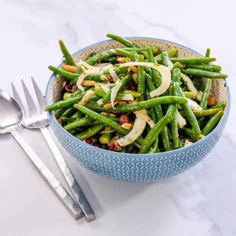 Green Bean Salad Recipes, Trisha Yearwood Recipes, Bean Salad Recipe, Green Bean Salad, Green Beans Recipe, Can Green Beans, Green Bean Salads, Bean Salad Recipes, Southern Dishes