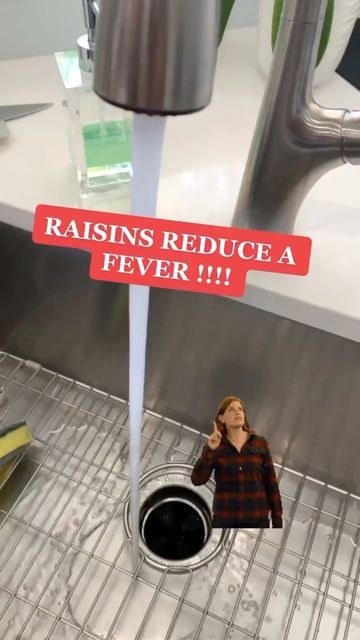 Teecx Official on Instagram: "Did you know that raisins can fight infections and reduce fever in children?!? 😲 It’s that simple! 😋 🦠Raisins are known to have powerful anti-bacterial properties for fighting infection and reducing fevers in children! 👍They are also high in fiber, which is great for digestion. 🍭Raisins can be added to any meal or snack and are a great way to add sweetness without adding extra sugars. 🍎Raisins are a great way to get your daily fruit intake in. Step-by-Step : 1 Fever In Children, Home Remedies For Fever, Reduce Fever, Kids Fever, Leafy Green Salads, High In Fiber, Fever Reducer, Health Video, Natural Antibiotics