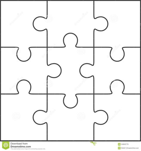 Jigsaw Puzzle Blank Template X Stock Illustration  Illustration with regard to Blank Jigsaw Piece Template Blank Puzzle Template Free Printable, Puzzle Drawing Ideas, Blank Puzzle Pieces, Blank Puzzle, Puzzle Piece Template, Puzzle Drawing, Jigsaw Piece, Simple Template, Templates Printable Free