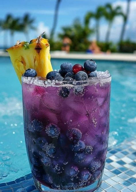 Recipe - COCKTAIL - Tito's Blueberry Pineapple Punch Pineapple Cocktail Recipes, Butter Beans Recipe, Mama Cooking, Blueberry Vodka, Pineapple Cocktail, Pineapple Punch, Vodka Cocktail, Blueberry Breakfast, Fruit Cocktails