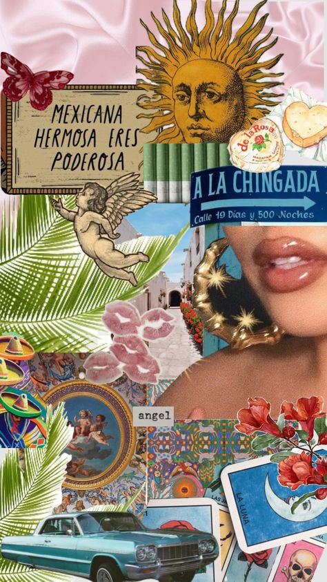 #vintage #latina #wallpaper #art Latina Aesthetic Wallpaper, Latina Wallpaper, Latino Aesthetic, Mexico Wallpaper, Latina Aesthetic, Latino Art, Mexican Culture Art, Mayan Art, Frida Kahlo Art