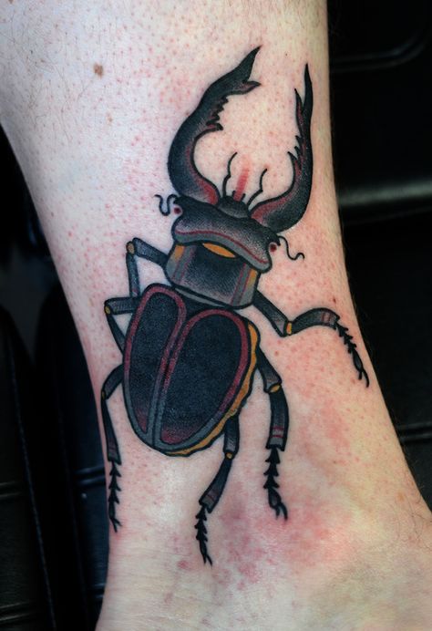 beetle Bug Tattoo Ideas, Cicada Tattoo, Medium Size Tattoos, Sick Tattoos, Tato Tradisional, Beetle Tattoo, Tattoo Time, Insect Tattoo, Bug Tattoo