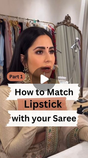 TantuParv | Handloom Sarees on Instagram: "#styletip How to match Lipstick with your Saree- A guide to know colour therapy better✨✨ Save , share & follow for more ✅🫶  Shop Exclusive collection of Sarees @tantuparv😍  Visit our website www.tantuparv.com & avail 10% off on your 1st order 🛒🛍️🎉  P.S. We’re into Handloom sarees & silk sarees for weddings  The reel is for inspiration purposes only!  Follow for more @tantuparv✅  #sareeideas #outfitsfromsaree #outfitfromscratch #sarees #sequinssaree #designersaree #partywearsaree #tantuparv #sarees  #blouse #indianstyle #desistyle #traditional #loveforsaree #indiantradition #ethnicwear #indianwedding #weavesofindia #vocalforlocal  #festivewear #festive #sari #festivalwear #women #DrapedInStyle #SareeStatement #UniqueCollections  #sareefashion Pastel Saree Look, Makeup For Saree Look, Seedha Pallu Saree Style, Red Saree Blouse Color Combinations, Maroon Saree Blouse Combination, Maroon Saree Look, Silk Saree Look Traditional, Makeup For Saree, Pink Lipstick Look