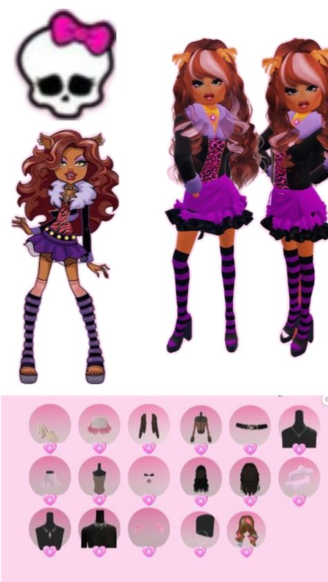 MONSTER HIGH Black Jeans Outfit, Party Hair, Cute Monsters, Themed Outfits, After Party, Costume Party, Monster High, Jean Outfits, Day Dresses