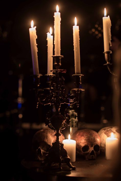 Halloween Candles Diy, Gothic Candles, Gothic Castle, Castle Aesthetic, Candles Photography, Pagan Witch, Candle Aesthetic, Southern Gothic, Gothic Aesthetic