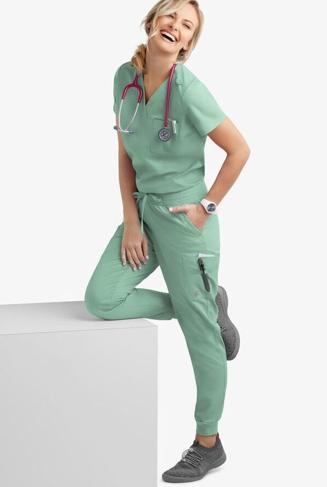 UA Butter-Soft STRETCH Scrubs One Pocket Scrub Top, Nursing Scrubs Surgical Green Scrubs, Scrub Sets For Women, Maternity Scrub Outfits, Women’s Scrubs, Best Scrubs Uniform For Women, Doctor Scrubs Women, Nursing Outfits Scrubs, Scrub Outfit Ideas, Scrubs Uniform Cute Fashion Styles