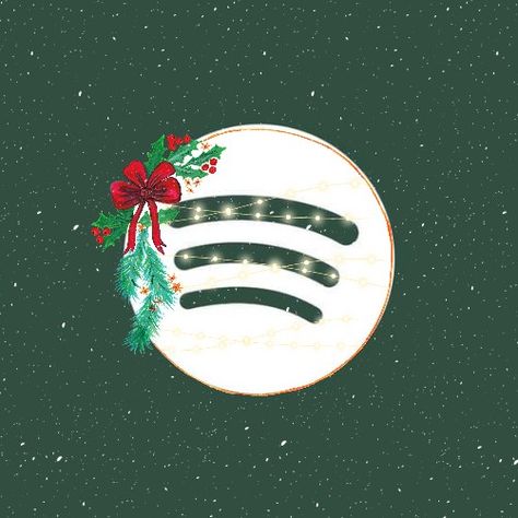 Cute Christmas Spotify Cover, Spotify Christmas Playlist Cover, Christmas Cover Playlist, Christmas Spotify Cover Aesthetic, Christmas Wallpaper Spotify, Spotify Christmas Cover, Christmas App Icons Spotify, Christmas Text Icon, Christmas Spotify Icon