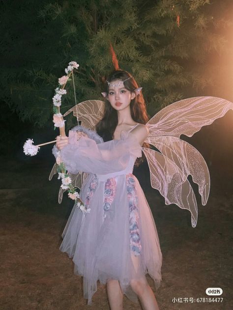 Save=follow #HANNA🌷 Butterfly Fairy Outfit, Fairy Theme Dress, Fairy Best Friends, Aesthetic Fairy Costume, Fairy Princess Outfit, Black Fairy Aesthetic, Fairy Costume Aesthetic, Fairy Picnic, Fairy Dress Aesthetic