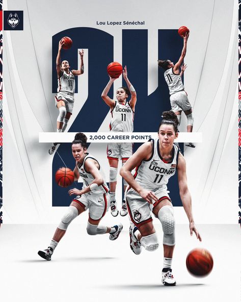 Collage Typography, Posters Collage, Pr Campaign, Fashion Web Design, Uconn Womens Basketball, Paige Bueckers, Sport Graphics, Sport Graphic, Fashion Poster Design