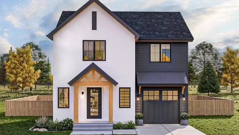 Cathedral-Ceilinged Craftsman 3-Bedroom 1-Story Home With 3-Car Angled Garage (Floor Plan) Wood Truss, Garage Floor Plans, Board And Batten Siding, Lap Siding, Open Living, Farmhouse Style House Plans, Garage Apartment, Traditional House Plan, Metal Roofing