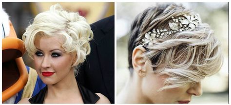 Formal Short Hair, Short Hair Styling, Nail Almond, Formal Hairstyles For Short Hair, Pink French Nails, Hair Clamps, Hair 2018, Short Wedding Hair, Edgy Hair