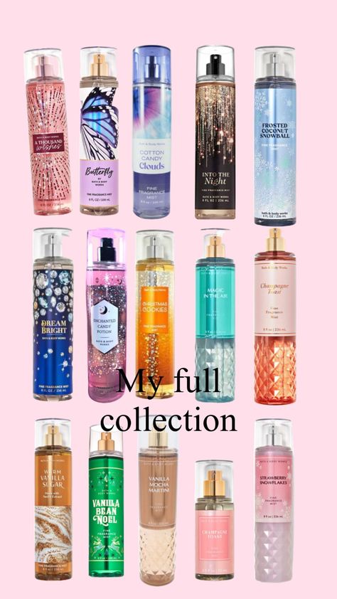 I don’t know how to insert a picture so I found some of the ones I have Chistmas Gifts, Victoria Secret Body Spray, Fragrance Lab, Victoria Secret Lotion, Fragrances Perfume Woman, Perfume Body Spray, Perfume Collection Fragrance, Body Hygiene, Bath And Body Works Perfume